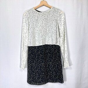 Zara Polka Dot Shift Dress Twee Whimsy Fun Back to School Cutesy XS